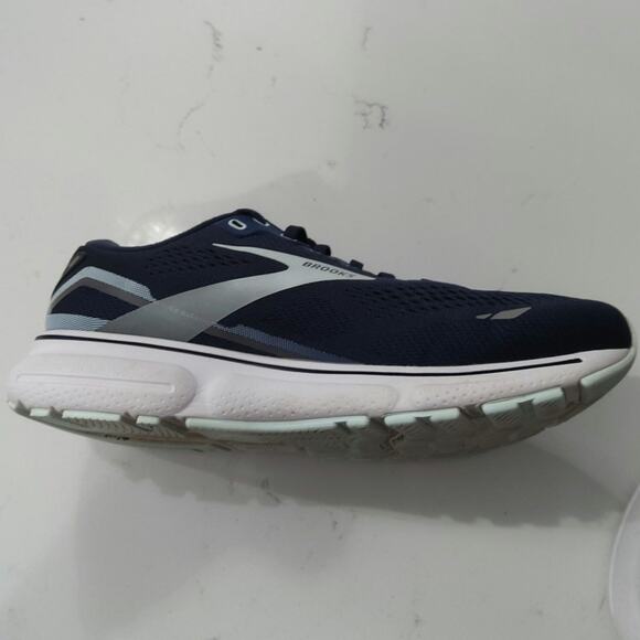 Brooks Ghost 15 Running Athletic shoes 9 Wo Navy/White active gym Athleisure - Picture 4 of 10